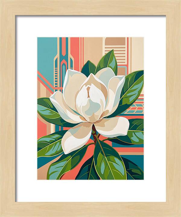 Magnolia Blooming Elegance