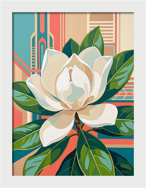 Magnolia Blooming Elegance