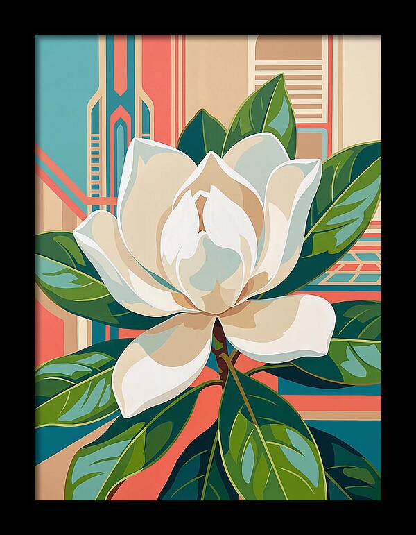 Magnolia Blooming Elegance