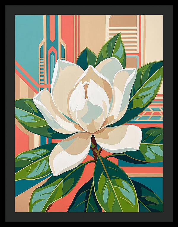 Magnolia Blooming Elegance