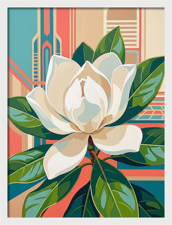 Magnolia Blooming Elegance