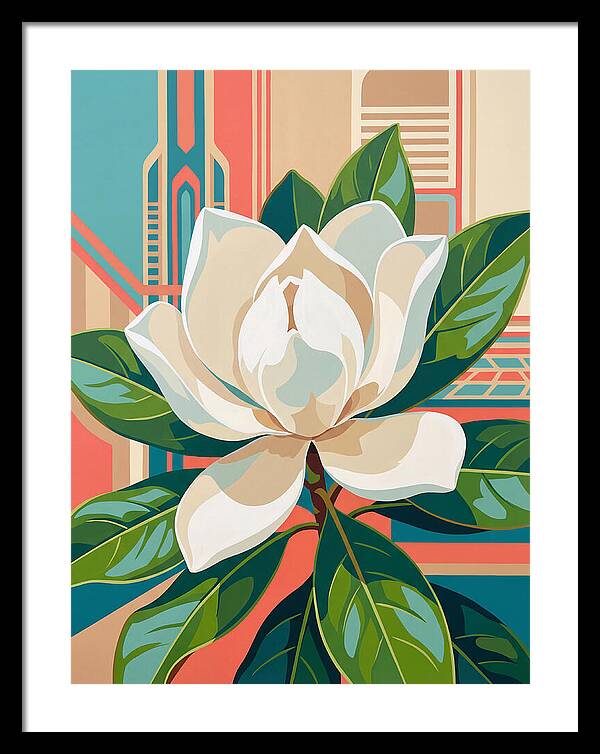 Magnolia Blooming Elegance