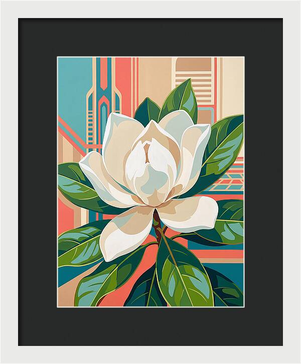 Magnolia Blooming Elegance