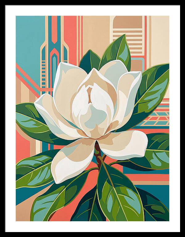 Magnolia Blooming Elegance