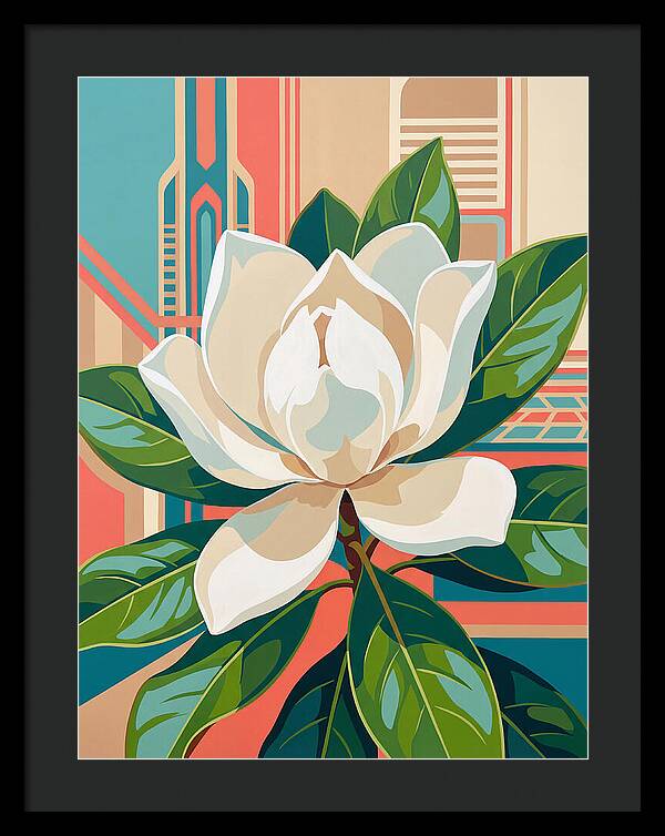 Magnolia Blooming Elegance