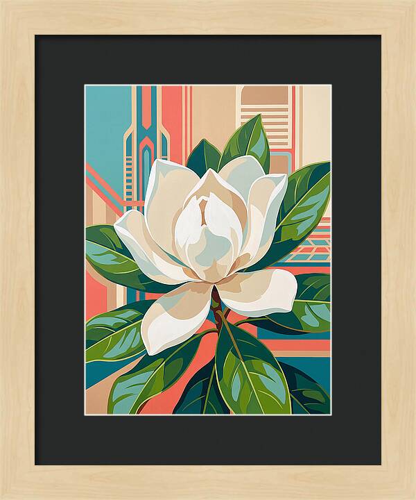 Magnolia Blooming Elegance