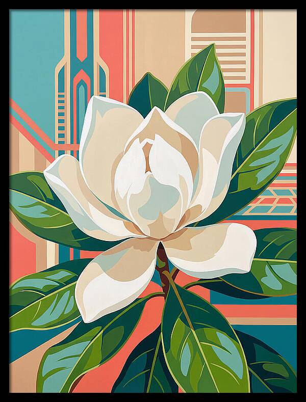 Magnolia Blooming Elegance