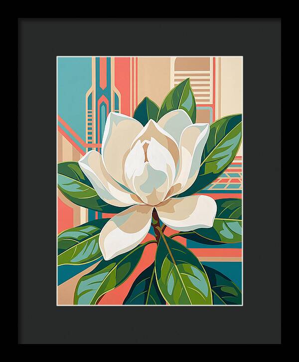 Magnolia Blooming Elegance