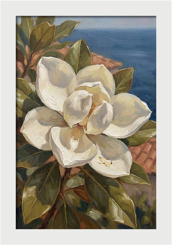 Magnolia Blossom By The Sea