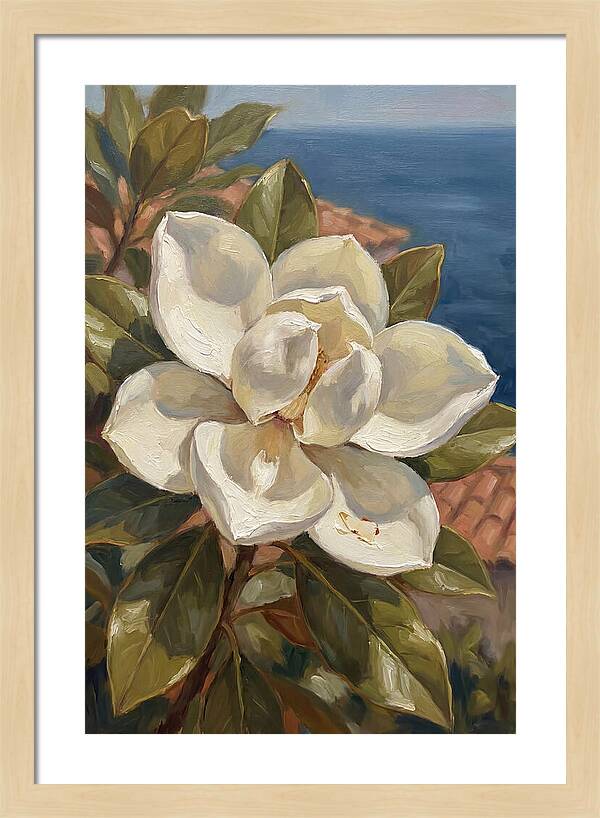 Magnolia Blossom By The Sea