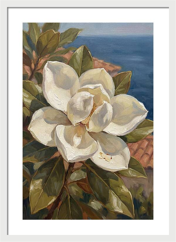 Magnolia Blossom By The Sea