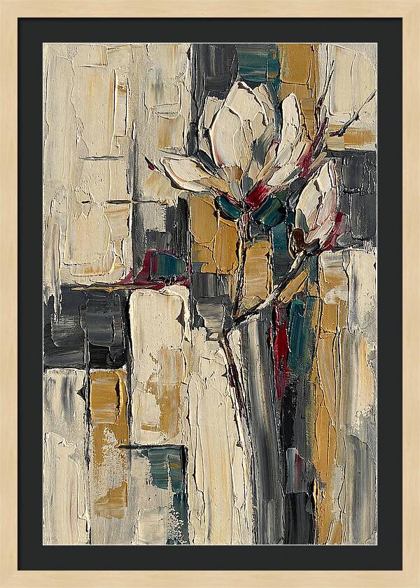 Magnolia Blossom In Abstract Form