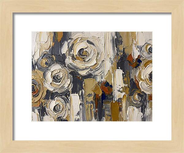 Magnolia Blossoms In Palette Knife