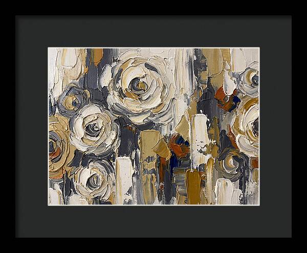 Magnolia Blossoms In Palette Knife
