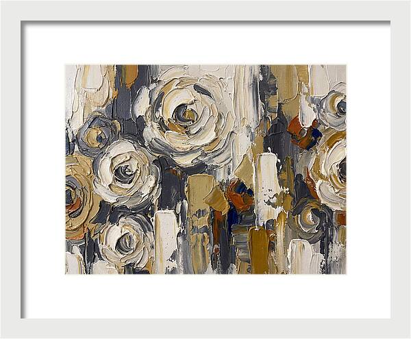 Magnolia Blossoms In Palette Knife