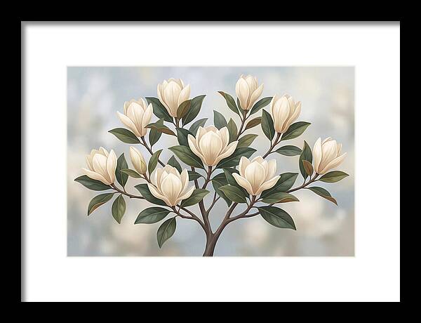 Magnolia Petals Under Sunlight