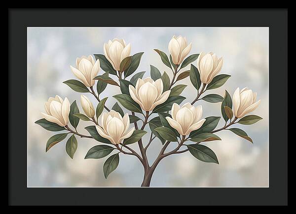 Magnolia Petals Under Sunlight