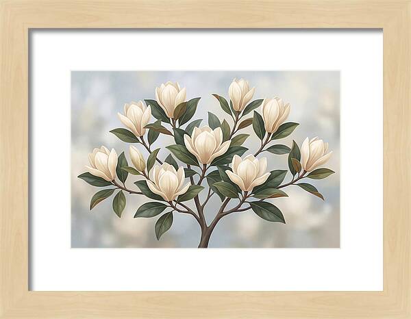 Magnolia Petals Under Sunlight