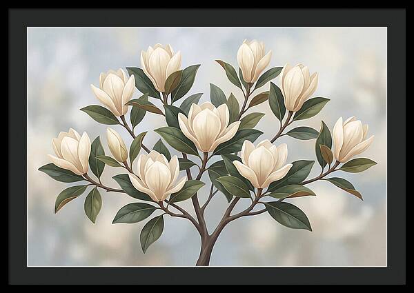 Magnolia Petals Under Sunlight