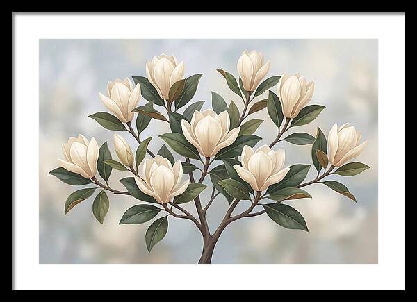 Magnolia Petals Under Sunlight