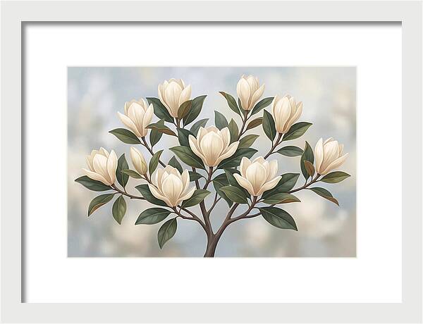 Magnolia Petals Under Sunlight