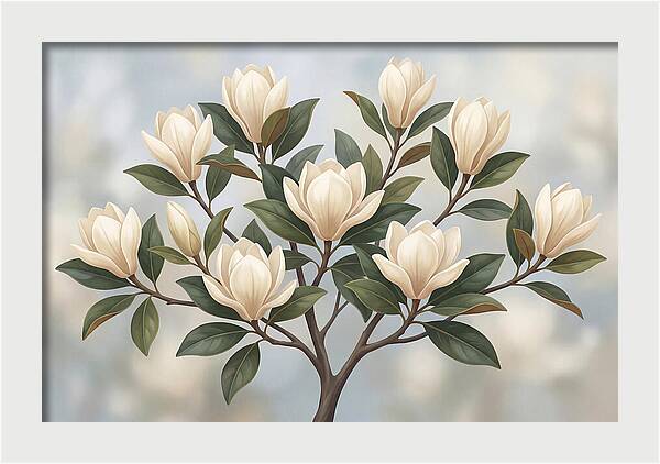 Magnolia Petals Under Sunlight