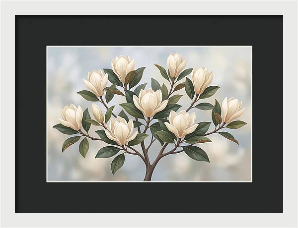 Magnolia Petals Under Sunlight