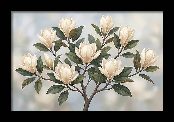 Magnolia Petals Under Sunlight