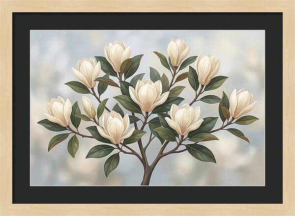 Magnolia Petals Under Sunlight