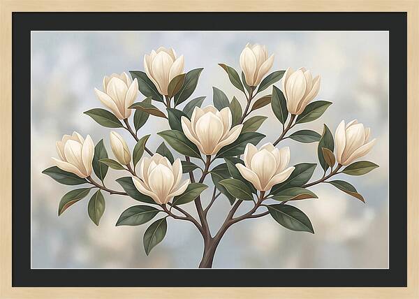 Magnolia Petals Under Sunlight