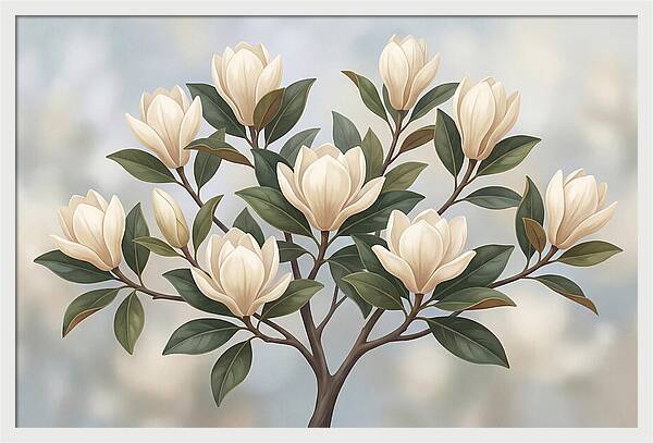 Magnolia Petals Under Sunlight