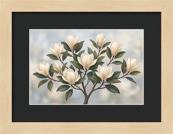 Magnolia Petals Under Sunlight