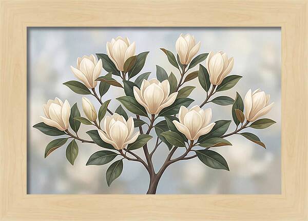 Magnolia Petals Under Sunlight