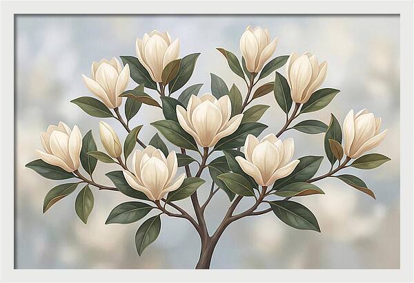 Magnolia Petals Under Sunlight