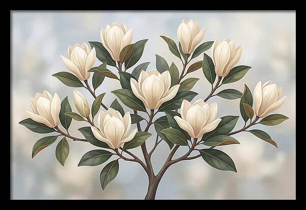 Magnolia Petals Under Sunlight