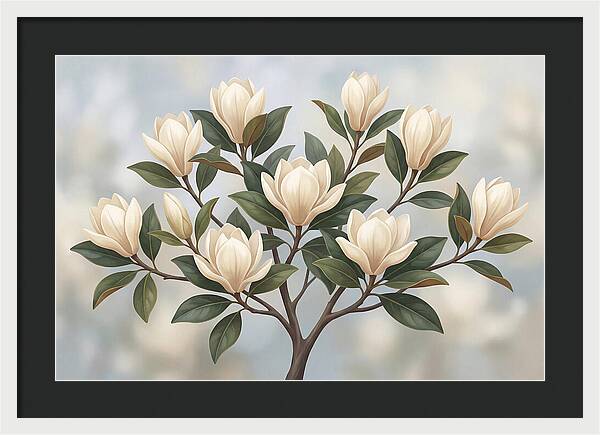 Magnolia Petals Under Sunlight