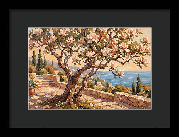 Magnolia Tree By The Sea