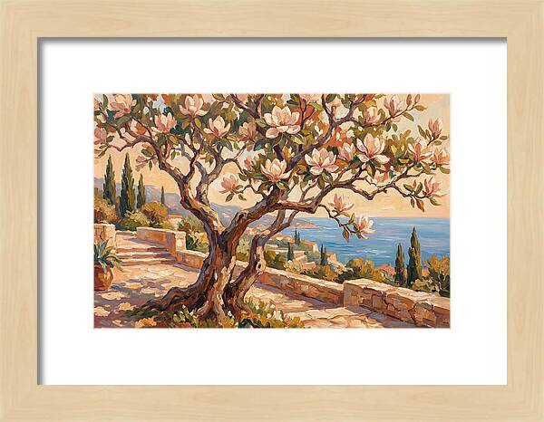 Magnolia Tree By The Sea