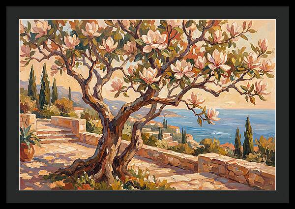 Magnolia Tree By The Sea