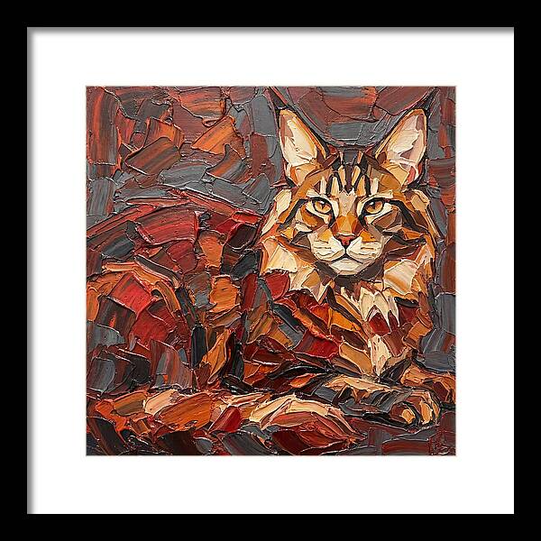 Maine Coon In Autumn Hues