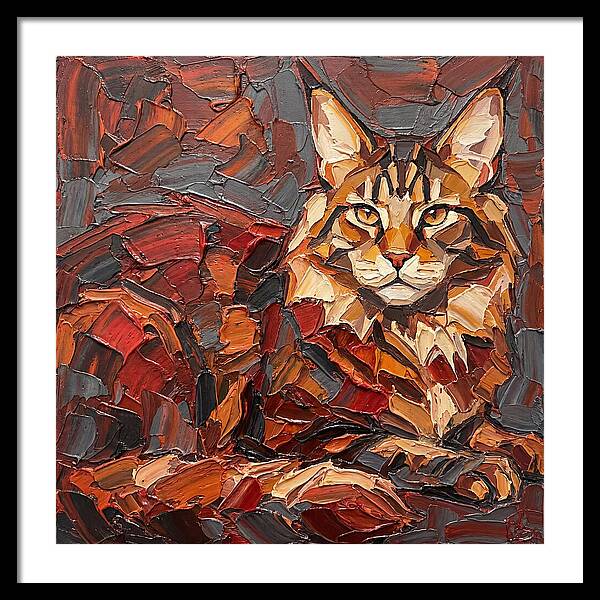 Maine Coon In Autumn Hues