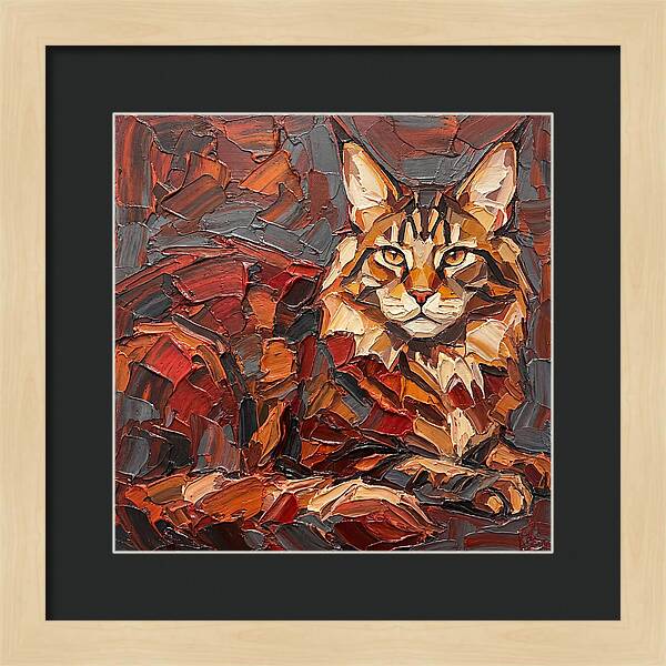Maine Coon In Autumn Hues