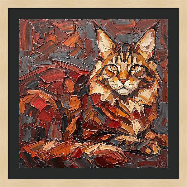 Maine Coon In Autumn Hues