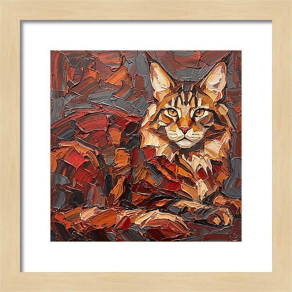 Maine Coon In Autumn Hues