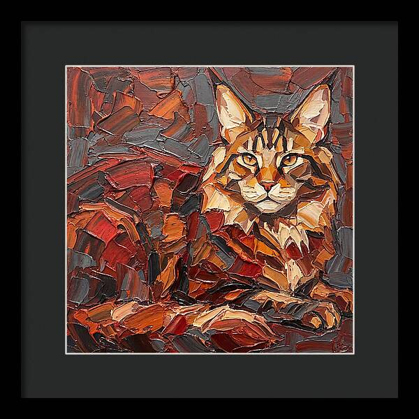 Maine Coon In Autumn Hues