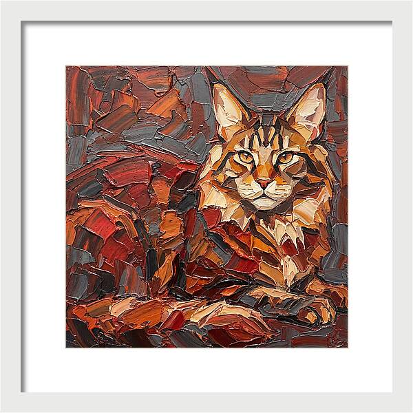Maine Coon In Autumn Hues