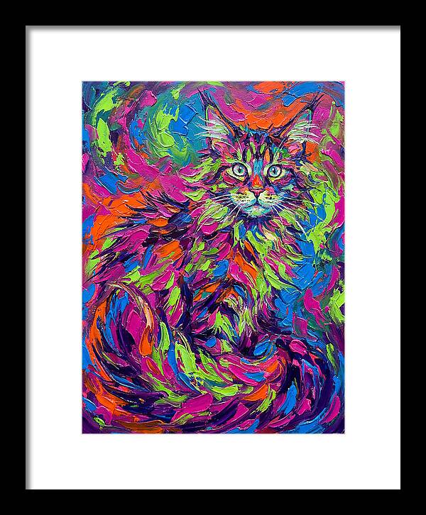 Maine Coon In Vibrant Colors