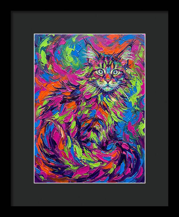 Maine Coon In Vibrant Colors