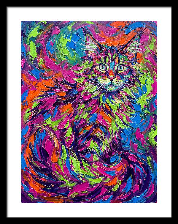 Maine Coon In Vibrant Colors