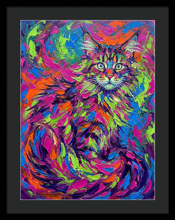 Maine Coon In Vibrant Colors